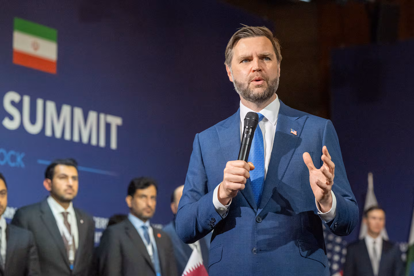 JD Vance in Switzerland with Iranian officials